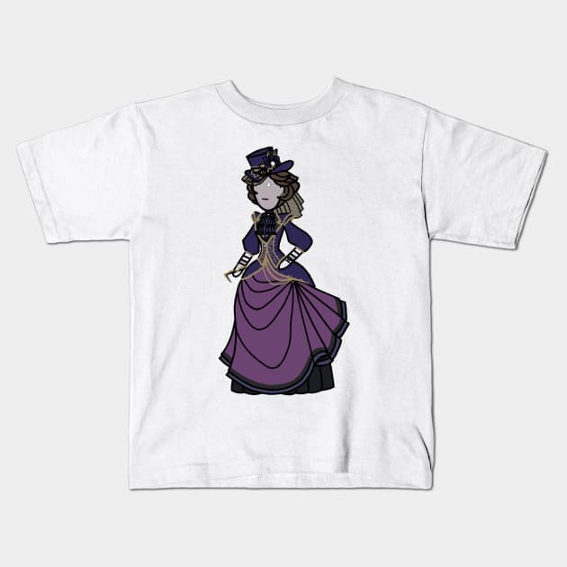 Amethyst Duchess Cartoon Kids T-Shirt by gagimas